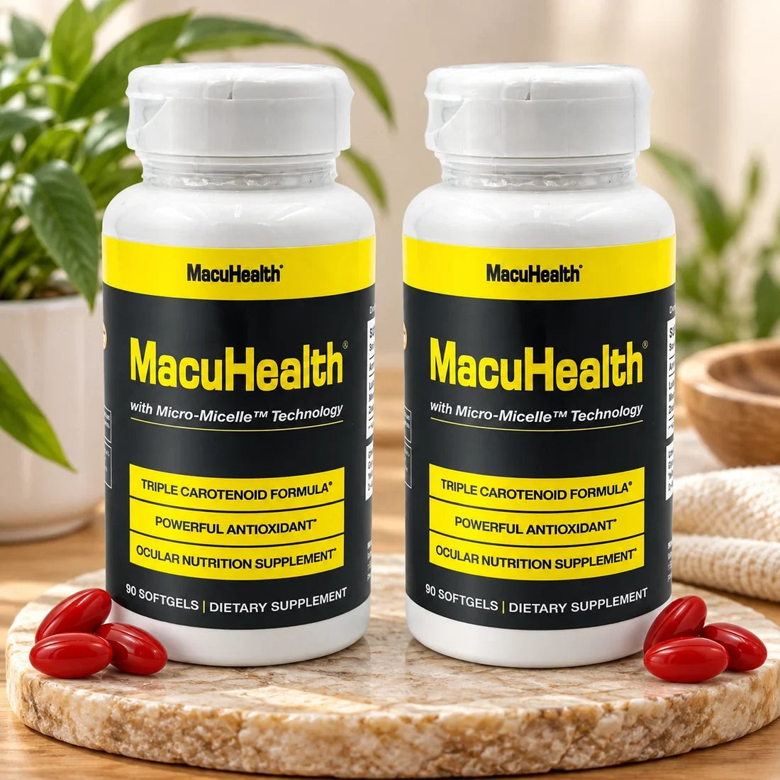 MacuHealth Triple Carotenoid Eye Vitamins 90 Softgels ( Pack of 2 )