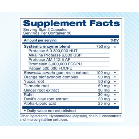 Heal-n-Soothe Systemic Enzyme Formula 90 Capsules