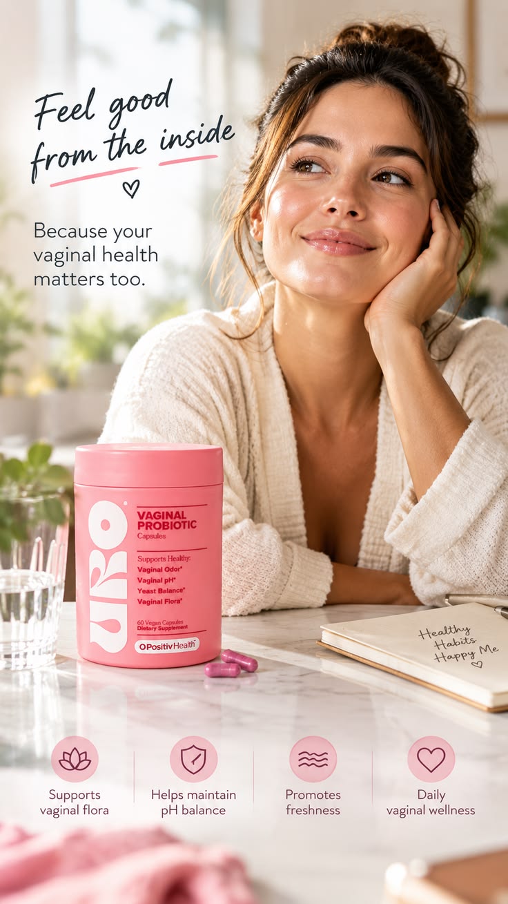 O Positiv URO Vaginal Probiotic 60 Capsules