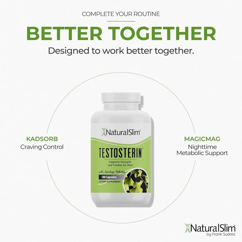 NaturalSlim Testosterin 180 Capsules
