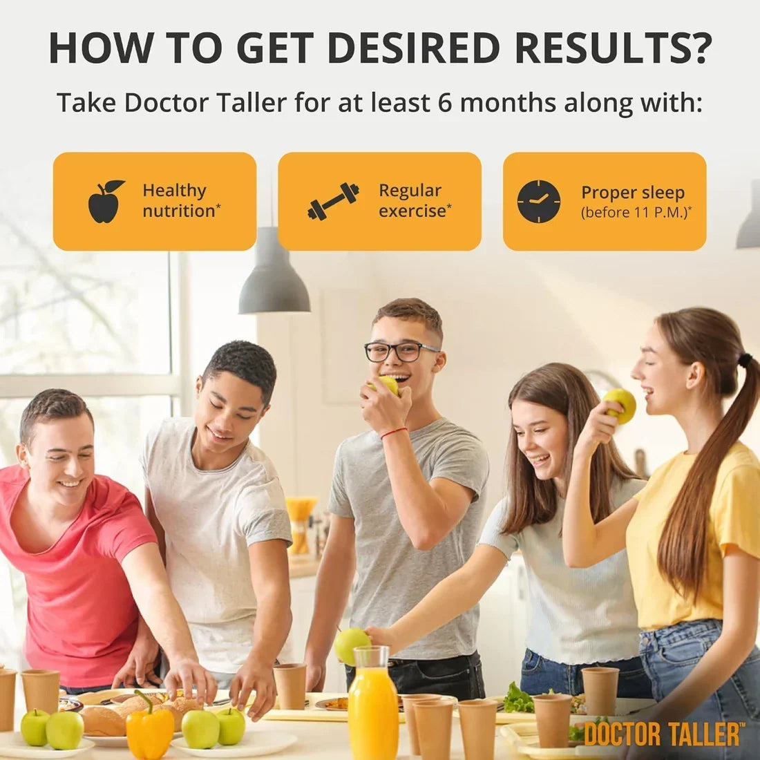 Doctor Taller Advanced Growth Formula 60 Capsules
