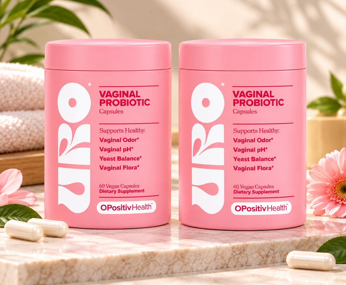 O Positiv URO Vaginal Probiotic 60 Capsules ( Pack of 2 )