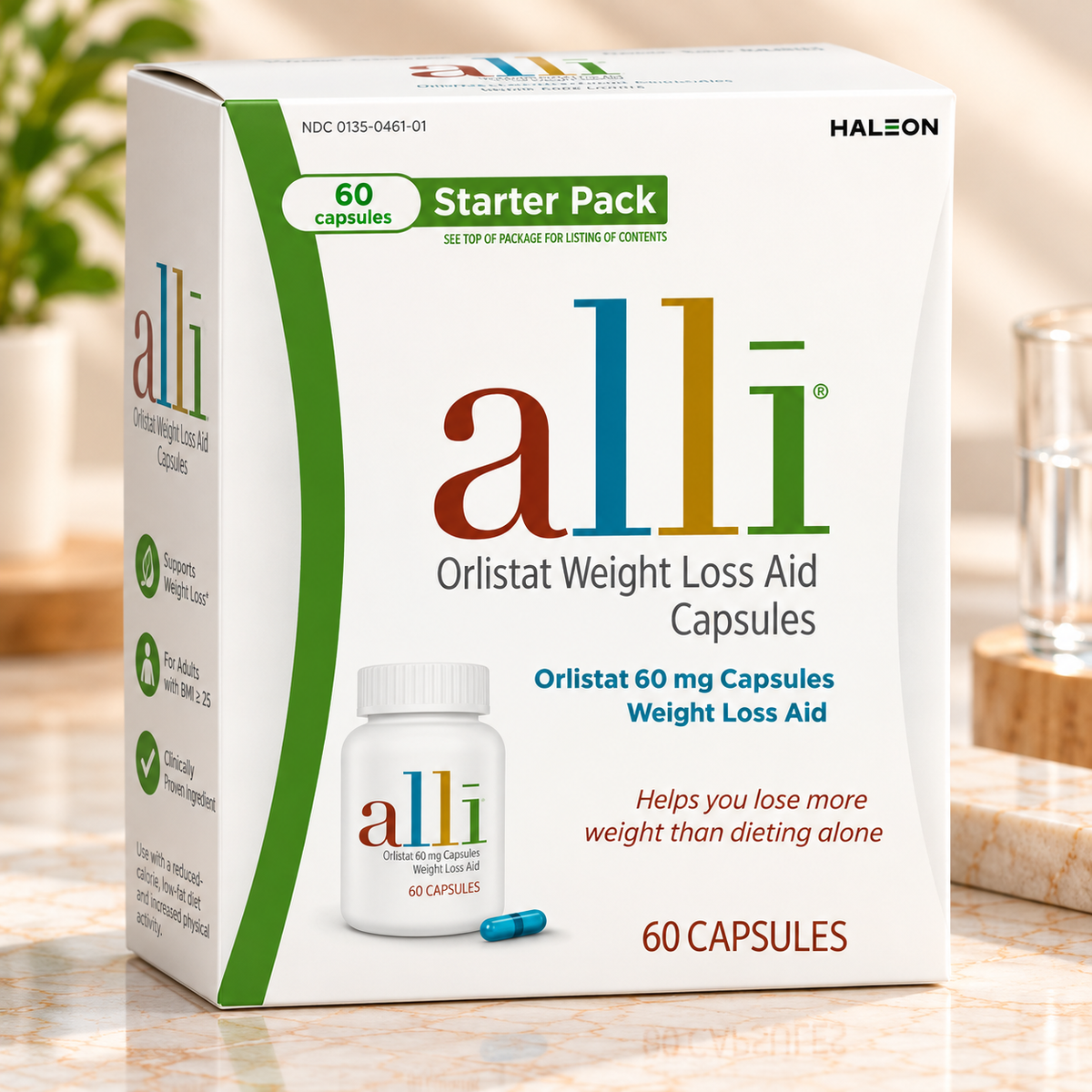 alli Orlistat 60mg Weight Loss Aid