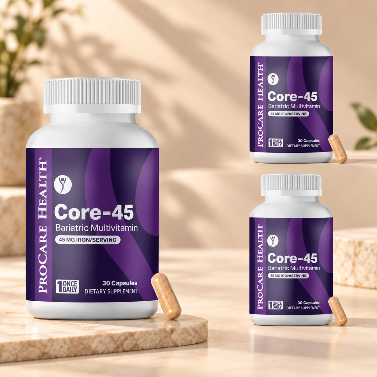 ProCare Health Core-45 Bariatric Multivitamin ( Pack of 3 )