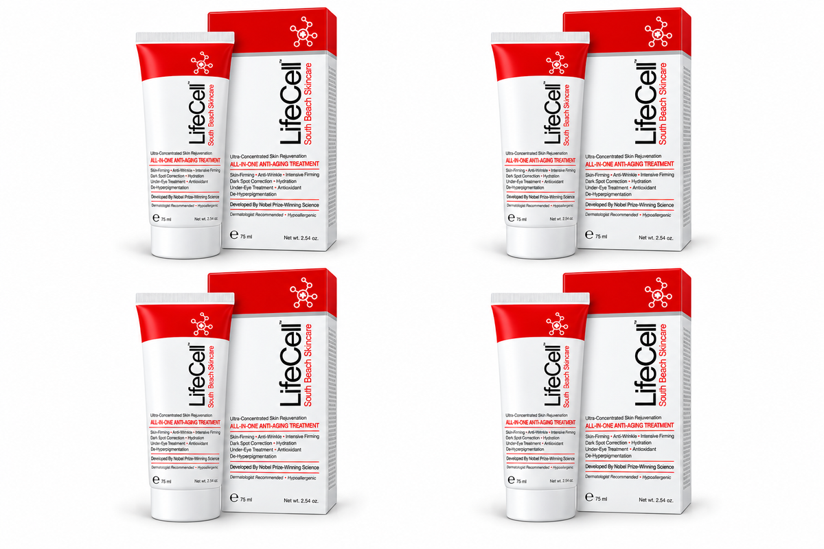 LifeCell All-In-One Skin Tightening Treatment Pack of 4