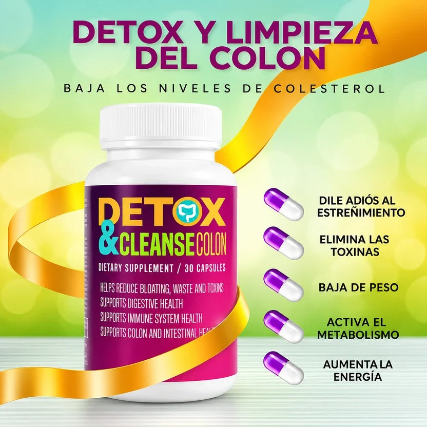 HiBody Detox & Cleanse Colon 30 Capsules
