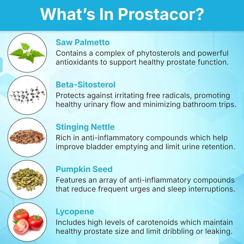 Natural Prostate Support Supplement Non-GMO Vegan Gluten Free