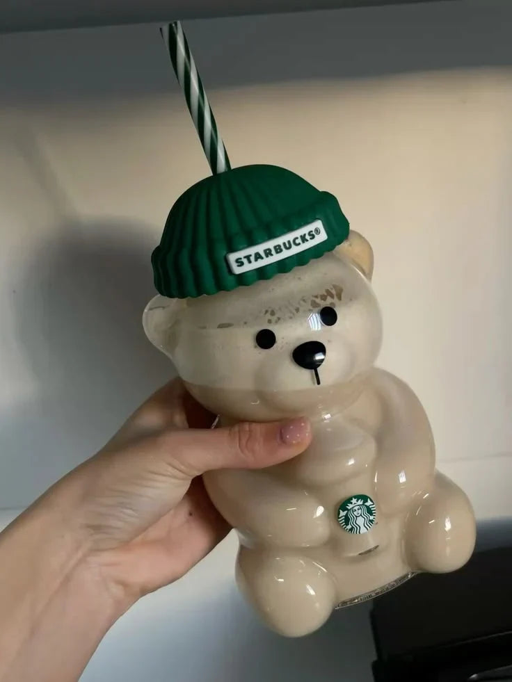 Starbucks Bearista Glass Cup 20oz