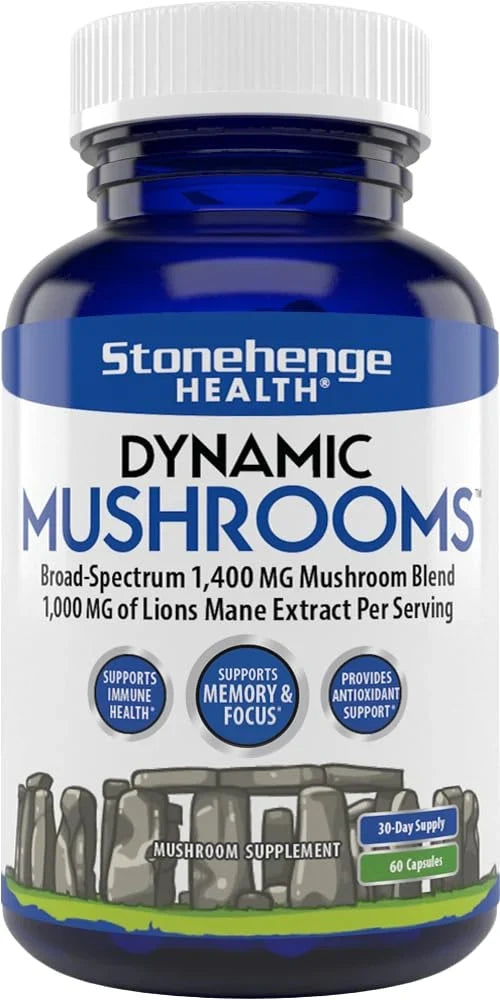 Stonehenge Dynamic Mushrooms Supplement – 60 Capsules