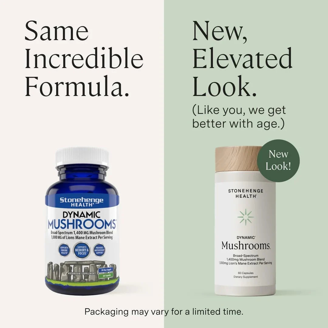 Stonehenge Dynamic Mushrooms Supplement – 60 Capsules
