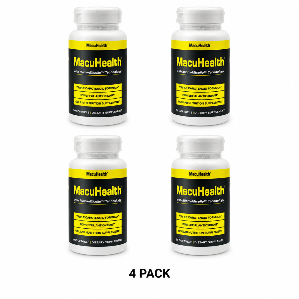 MacuHealth Triple Carotenoid Formula 90 Softgels ( Pack of 4 )