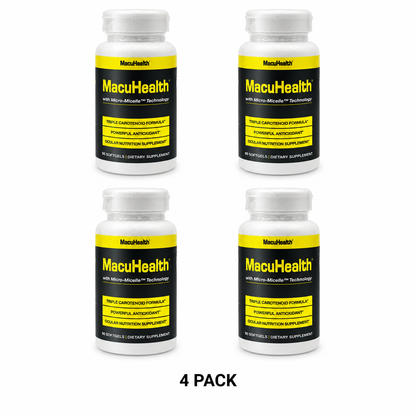 MacuHealth Triple Carotenoid Formula 90 Softgels ( Pack of 4 )