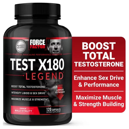 Force Factor Test X180 Legend 120 Capsules