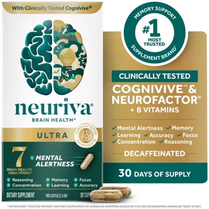 Neuriva Brain Health Ultra – 60 Capsules