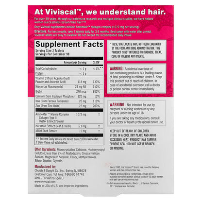 Viviscal Hair Growth Supplement 180 Tablets