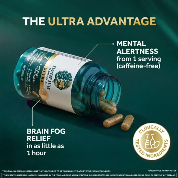 Neuriva Brain Health Ultra – 60 Capsules