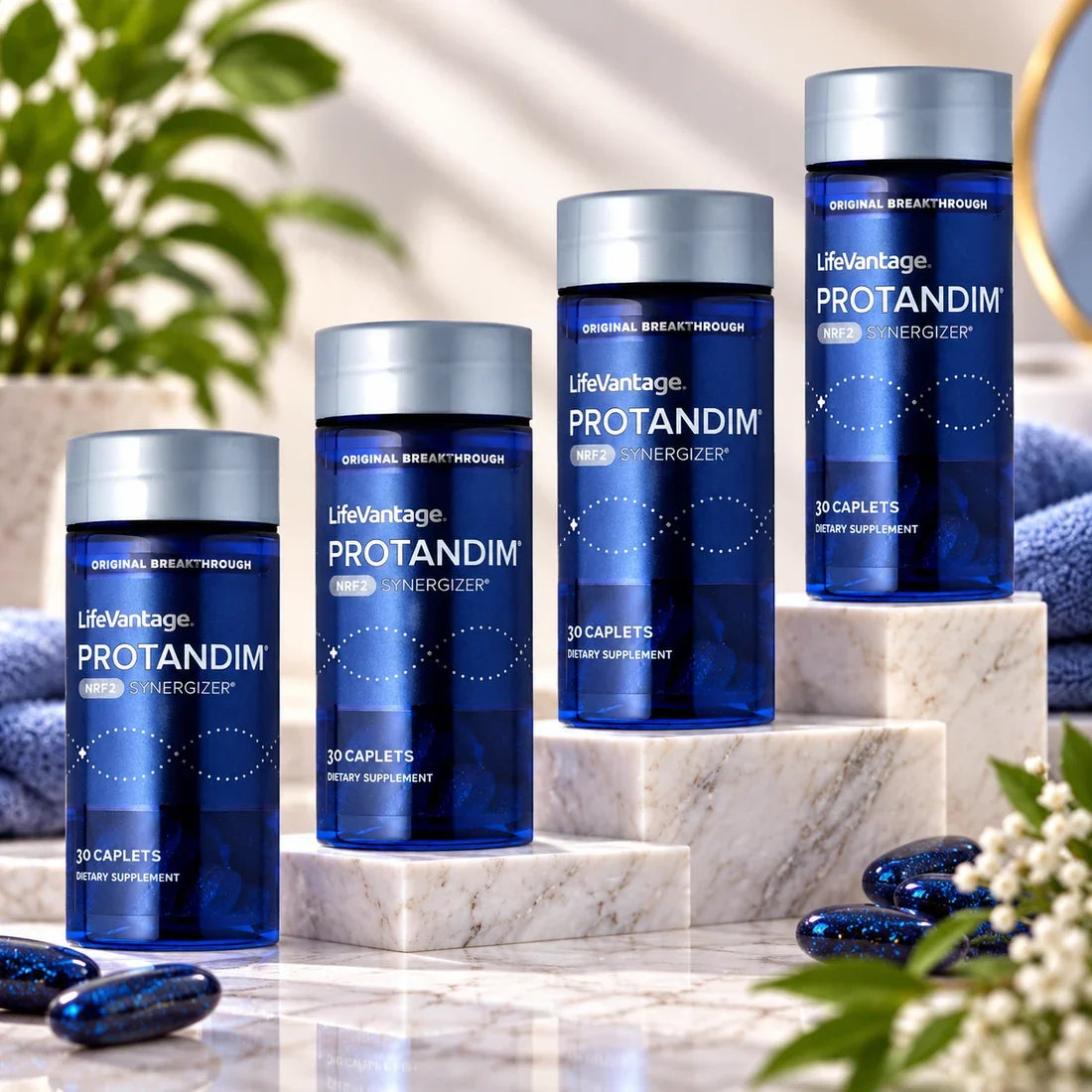 LifeVantage Protandim Nrf2 Synergizer 4-Pack 120 Caplets ( Pack of 4 )