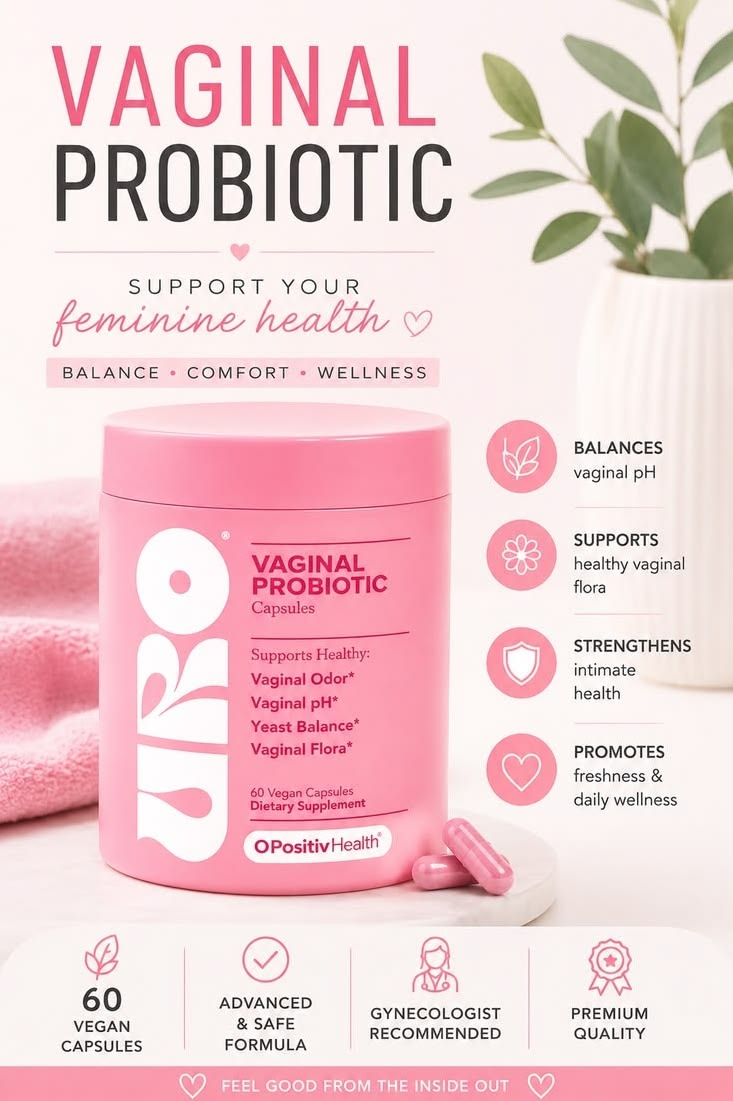 O Positiv URO Vaginal Probiotic 60 Capsules