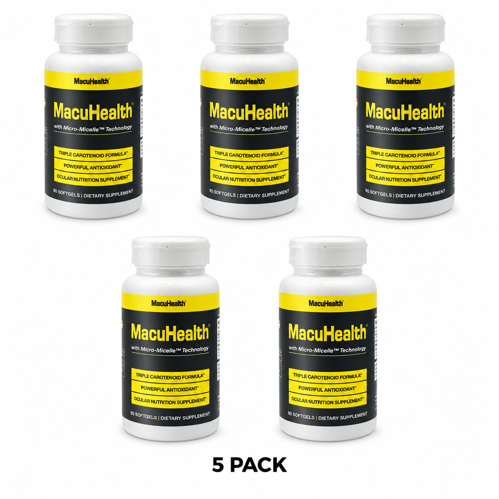 MacuHealth Triple Carotenoid Formula 90 Softgels ( Pack of 5 )