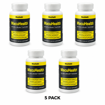 MacuHealth Triple Carotenoid Formula 90 Softgels ( Pack of 5 )