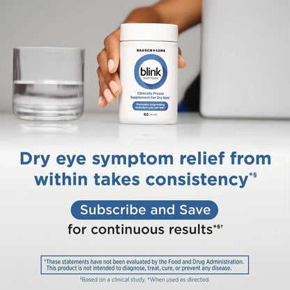 Blink NutriTears Dry Eye Support 50 Softgels