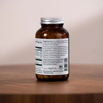 AlgaeCal Plus Bone Health Supplement – 120 Capsules