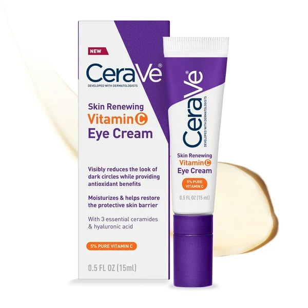 CeraVe Vitamin C Eye Cream for Brighter-Looking Skin