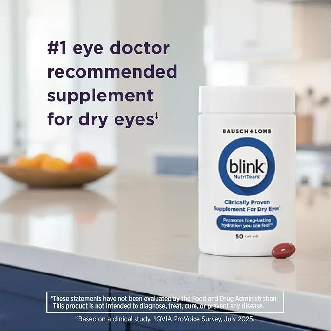 Blink NutriTears Dry Eye Support 50 Softgels