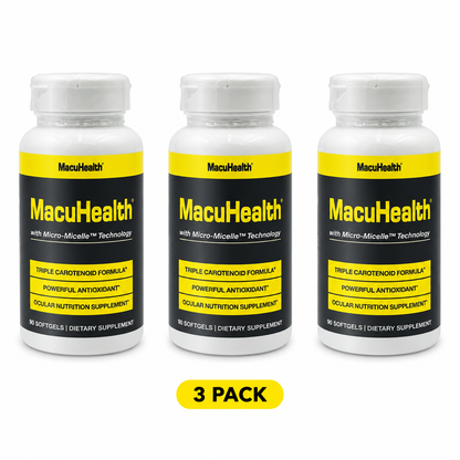 MacuHealth Triple Carotenoid Formula 90 Softgels ( Pack of 3 )