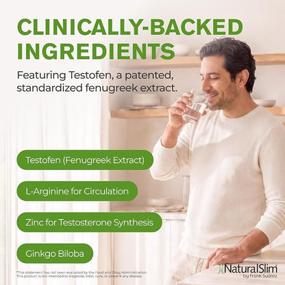 NaturalSlim Testosterin 180 Capsules