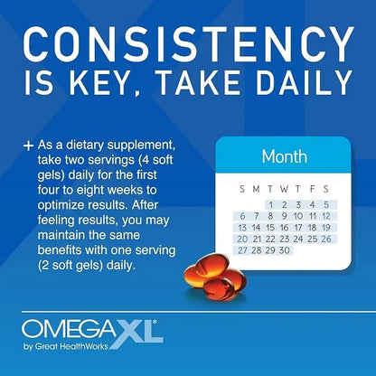 OmegaXL Joint & Muscle Support 60 Softgels