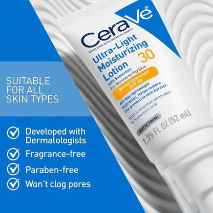 CeraVe Ultra-Light Moisturizing Lotion SPF 30