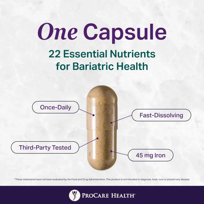 ProCare Health Core-45 Bariatric Multivitamin ( Pack of 3 )