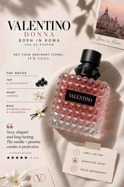 Valentino Donna Born in Roma Intense EDP – 100ml / 3.4oz