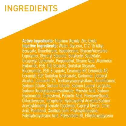 CeraVe Hydrating Mineral Sunscreen SPF 50 Face Lotion