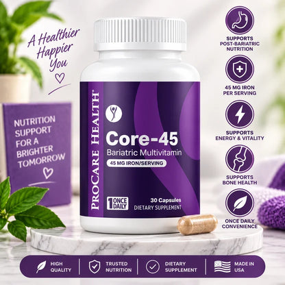 ProCare Health Core-45 Bariatric Multivitamin 30 Capsules