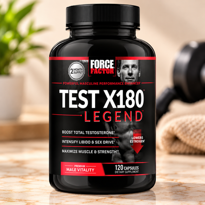 Force Factor Test X180 Legend Testosterone Booster – 120 Capsules