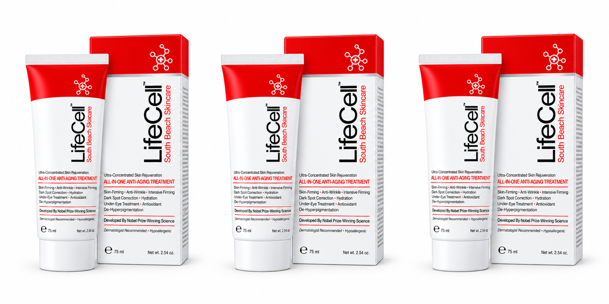 LifeCell All-In-One Skin Tightening Treatment Pack of 3