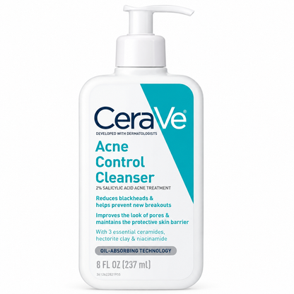 CeraVe Acne Control Cleanser 2% Salicylic Acid