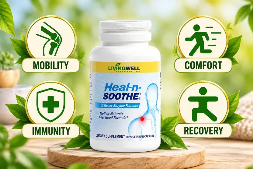 Heal-n-Soothe Systemic Enzyme Formula 90 Capsules
