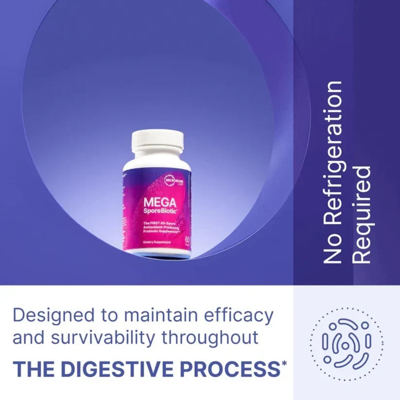 MegaSporeBiotic Probiotic Supplement – 60 Capsules