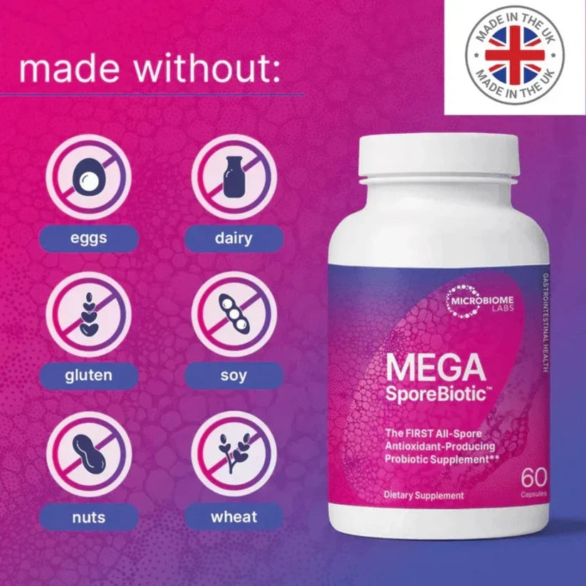 MegaSporeBiotic Probiotic Supplement – 60 Capsules