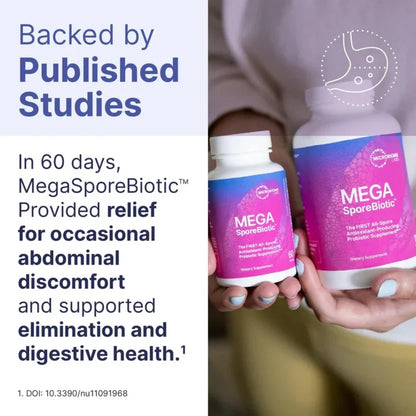 MegaSporeBiotic Probiotic for Women & Men – 60 Capsules