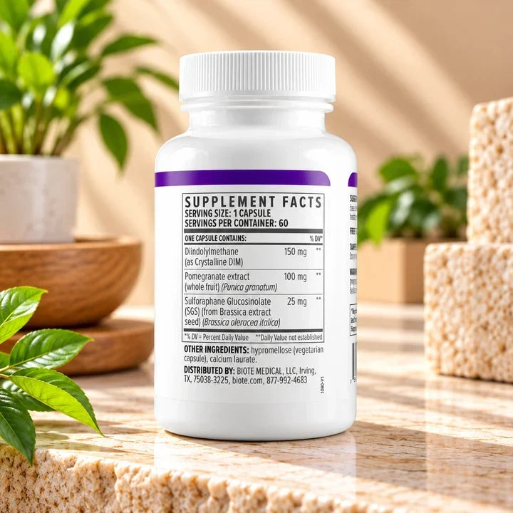 Biote DIM SGS+ Hormone & Detox Support 60 Capsules