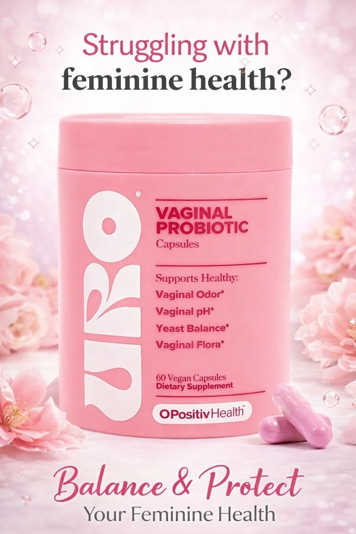 O Positiv URO Vaginal Probiotic 60 Capsules