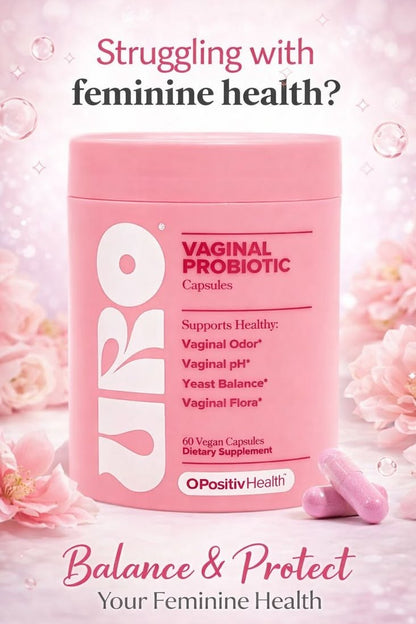 O Positiv URO Vaginal Probiotic 60 Capsules