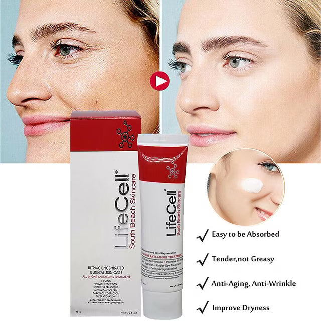 LifeCell All-In-One Skin Tightening Treatment Pack of 4