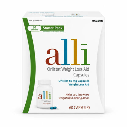 alli Orlistat 60mg Capsules 60 Count