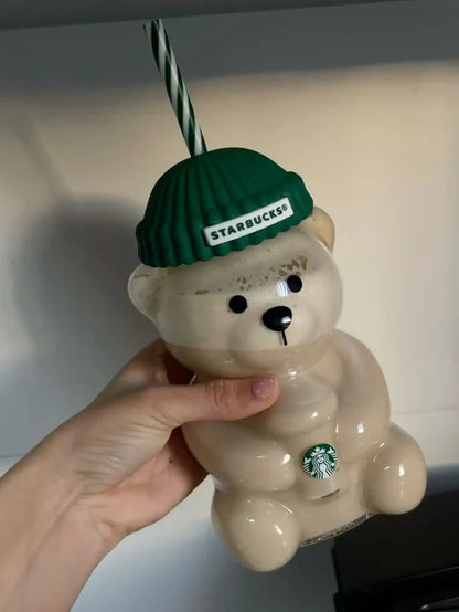 Starbucks Bearista Glass Cup 20oz