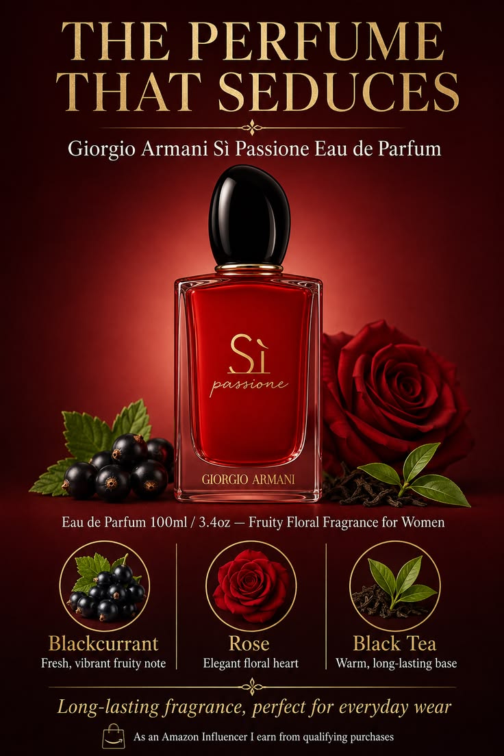 Giorgio Armani Sì Passione Eau de Parfum for Women – 100 ml